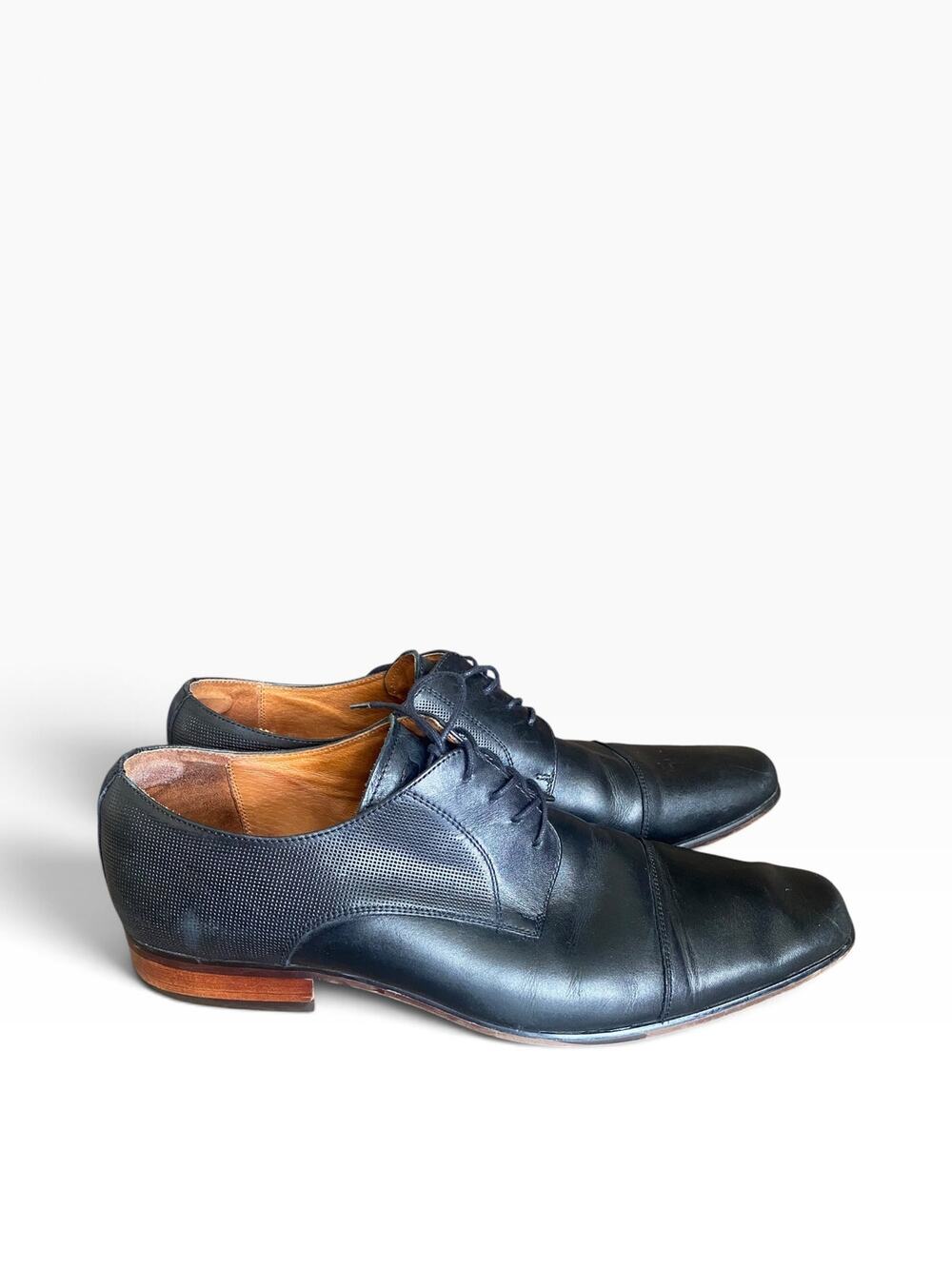 Florsheim Postino Black Leather Cap Toe Oxford Dress Shoes Men’s 13D 15149-001